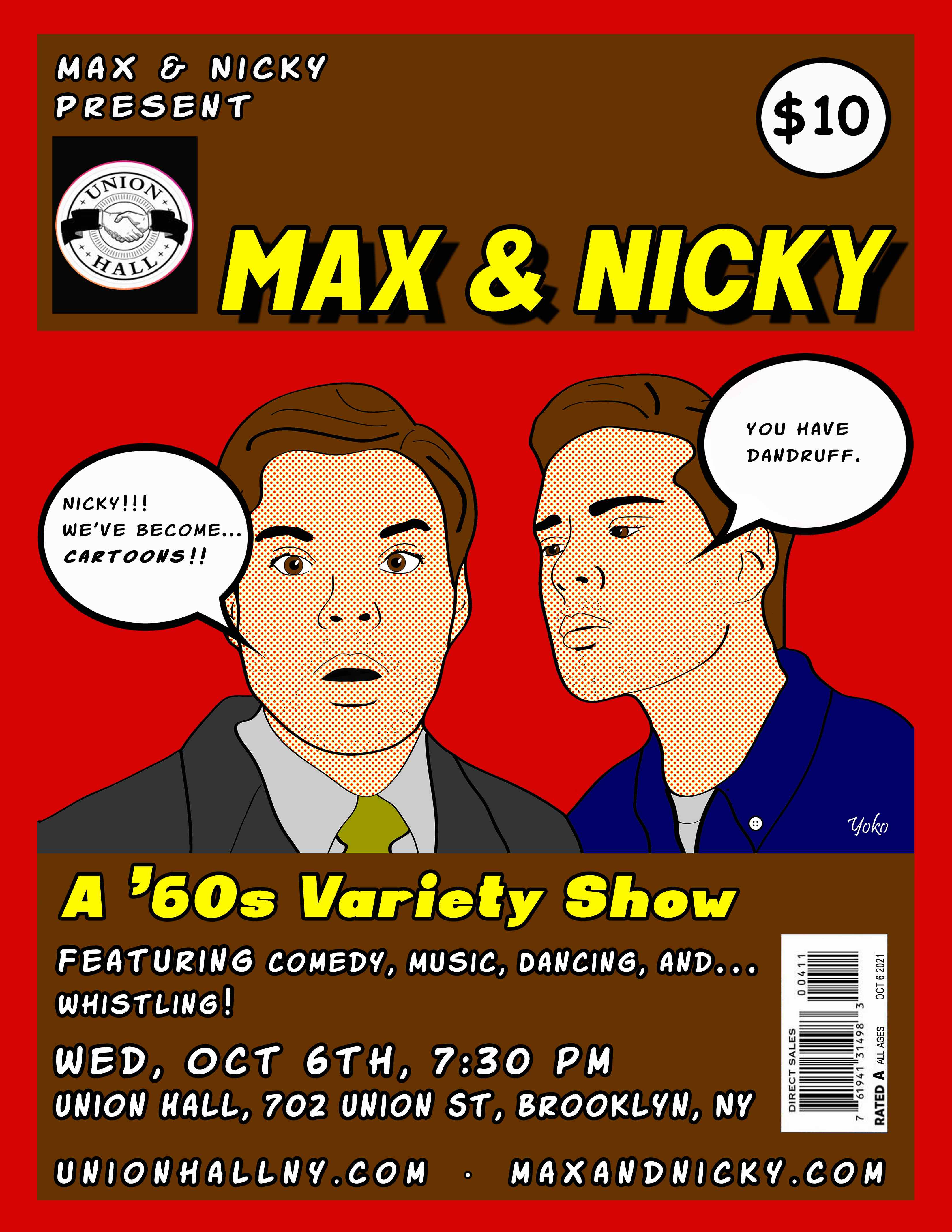 Max and Nicky Two-Man Show Posterlowpix